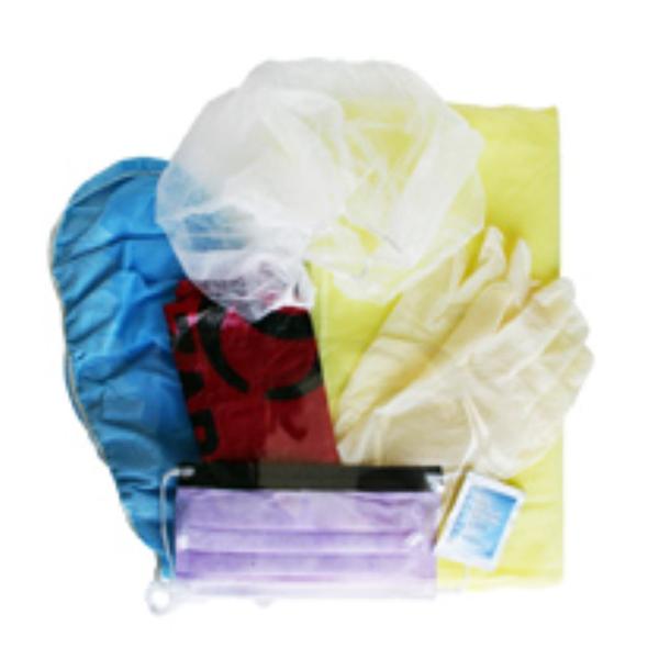 Kit Isolation With Gloves/Towel Not Made With Natural Rubber Latex Ea